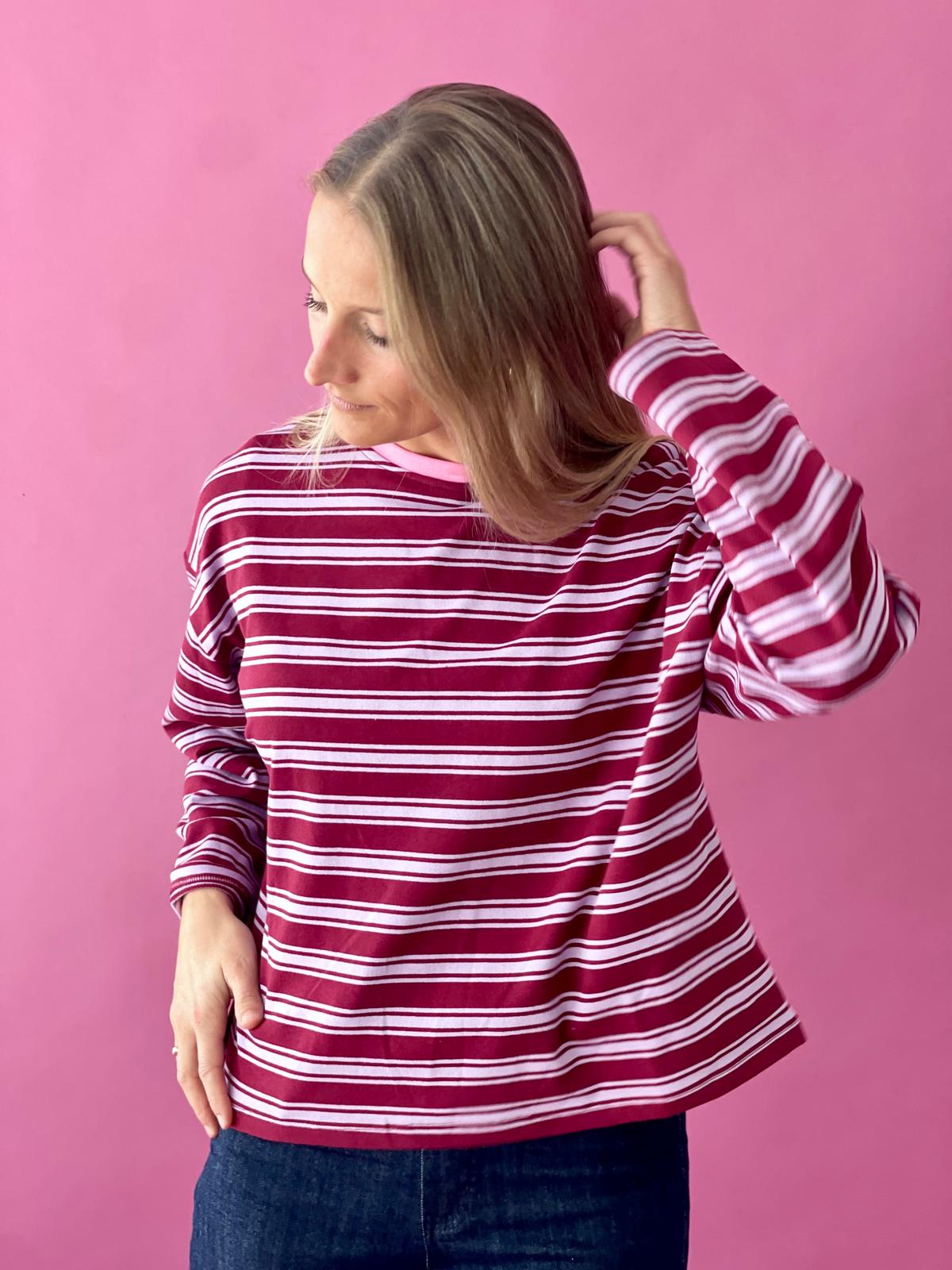 Camiseta Pipa Burgundy