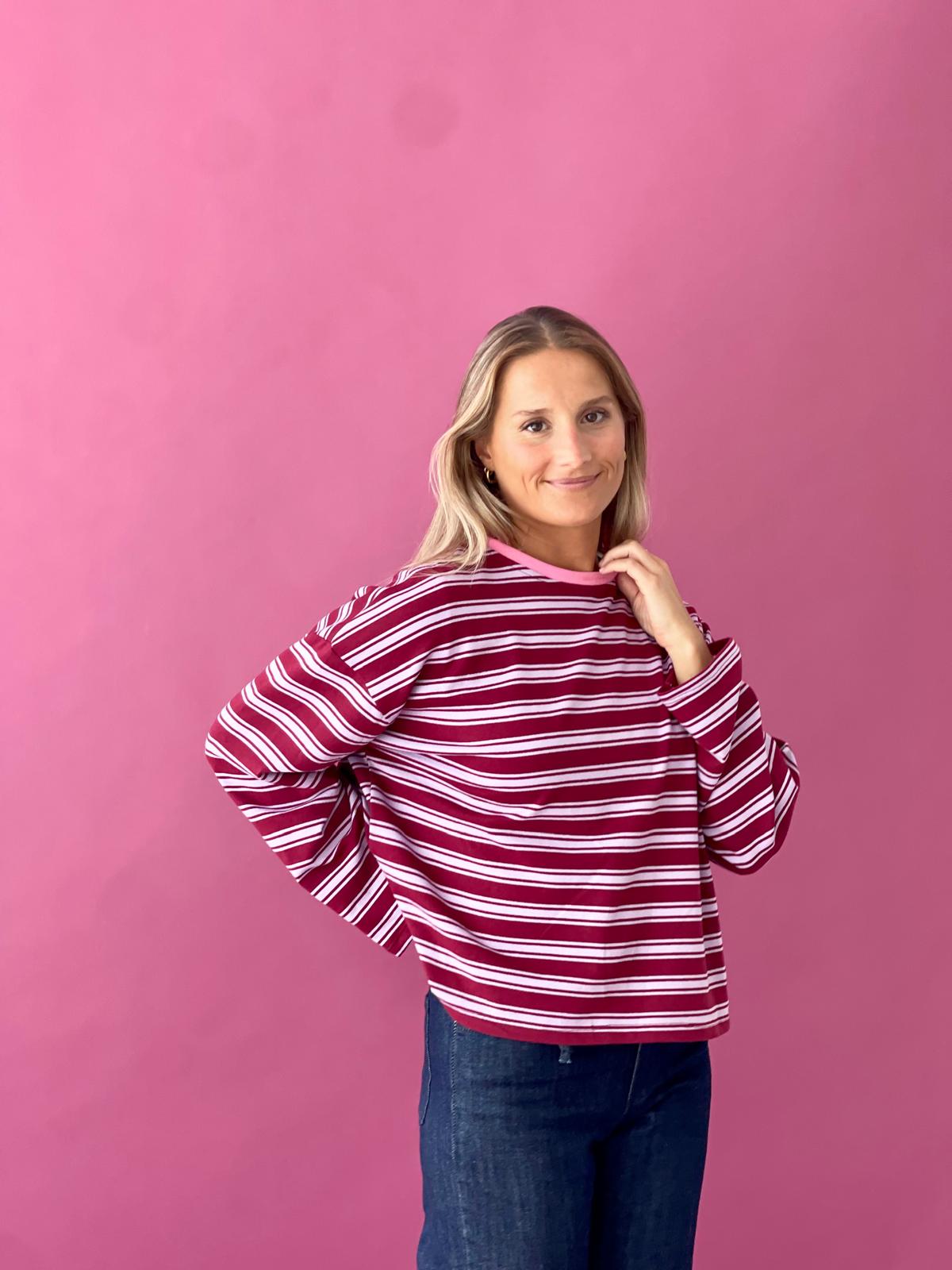 Camiseta Pipa Burgundy