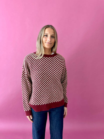 Jersey Laura Burgundy y Amarillo