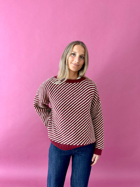 Jersey Laura Burgundy y Amarillo