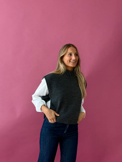 Chaleco Julieta Gris