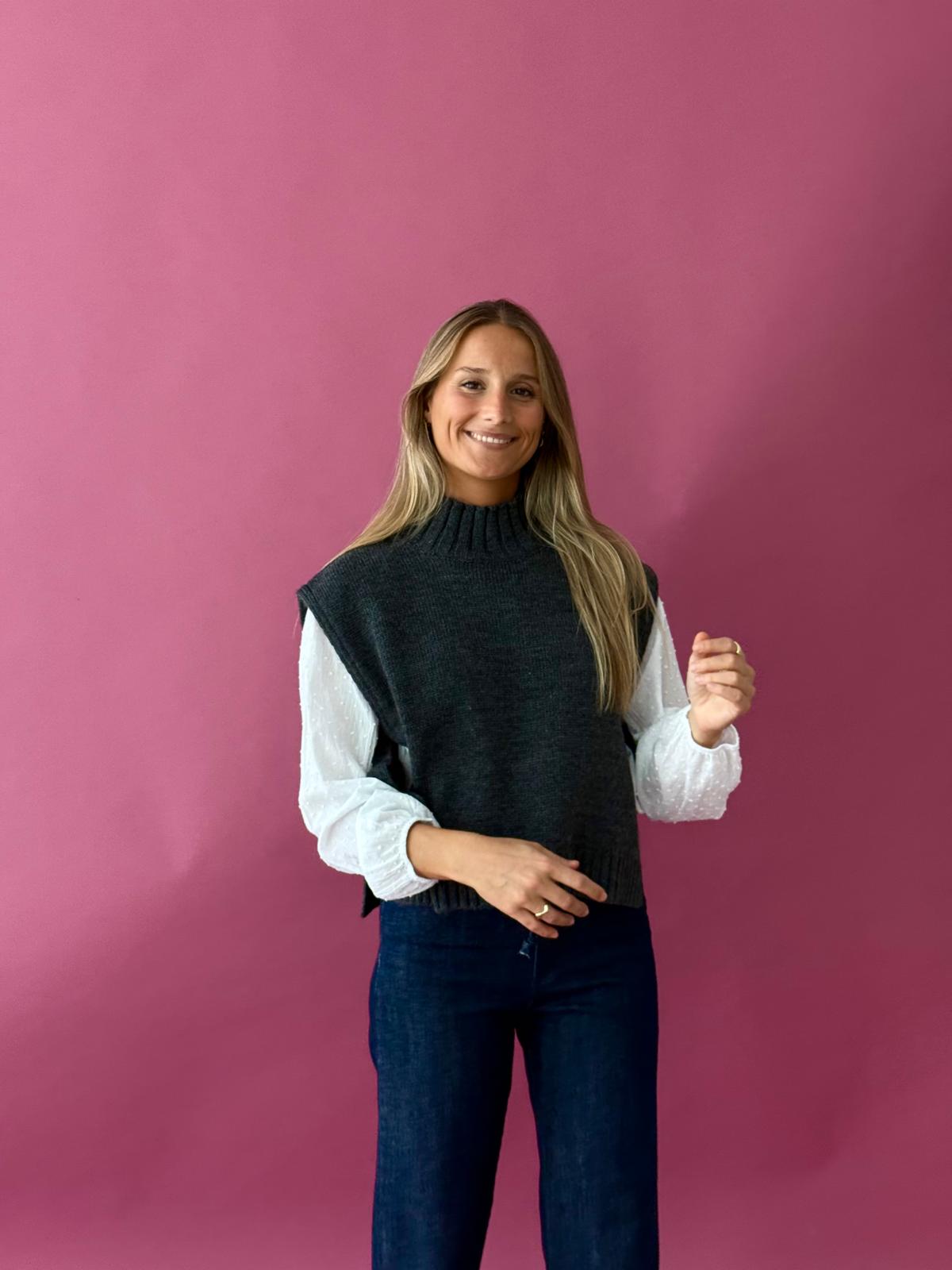 Chaleco Julieta Gris