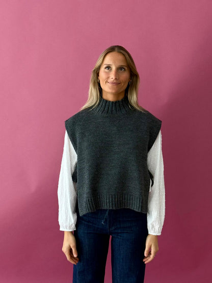 Chaleco Julieta Gris