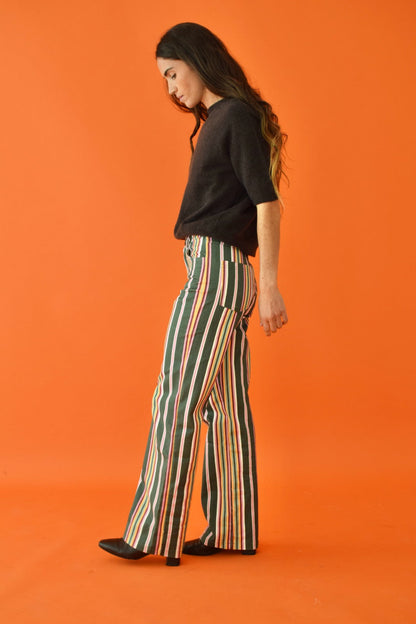 Jeans Inés Rayas Kaki