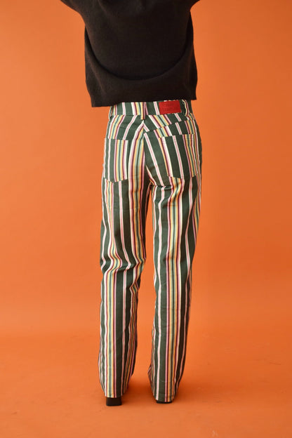 Jeans Inés Rayas Kaki