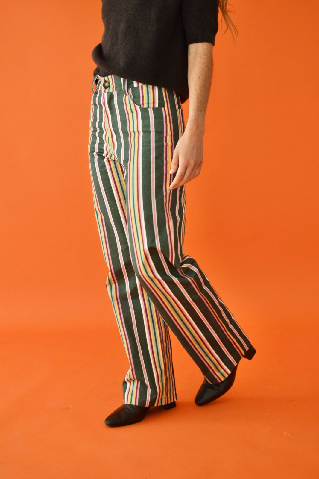 Jeans Inés Rayas Kaki