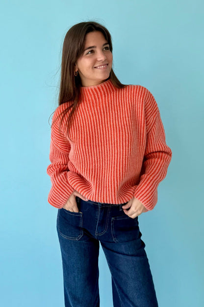 Jersey Rita Naranja y Coral