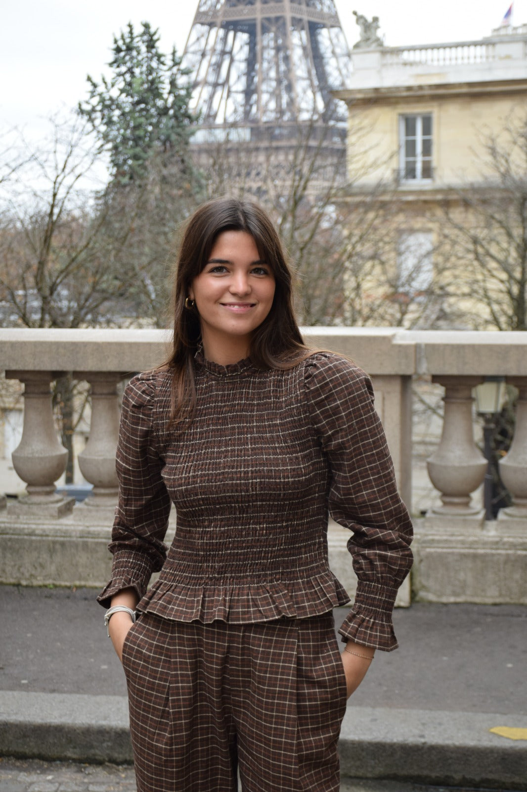 Blusa Chía Alia Marrón