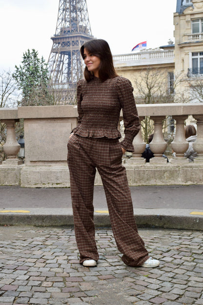 Blusa Chía Alia Marrón