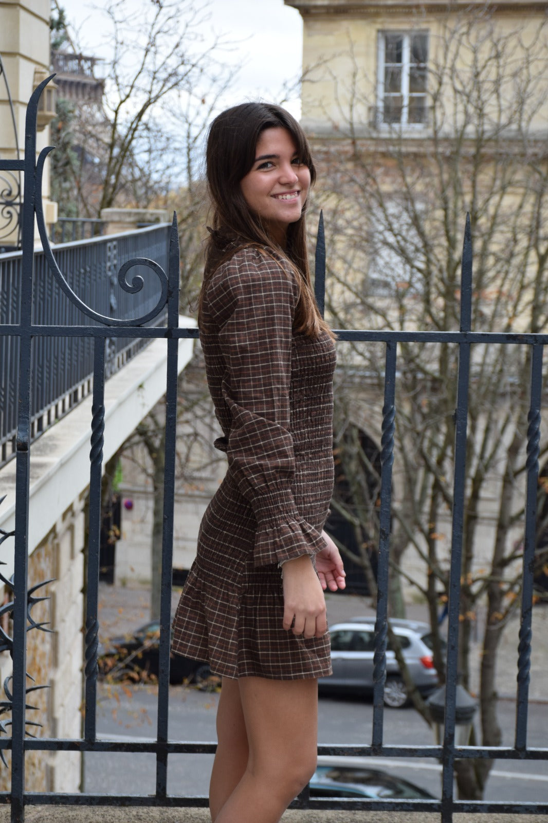 Vestido Chía Marrón