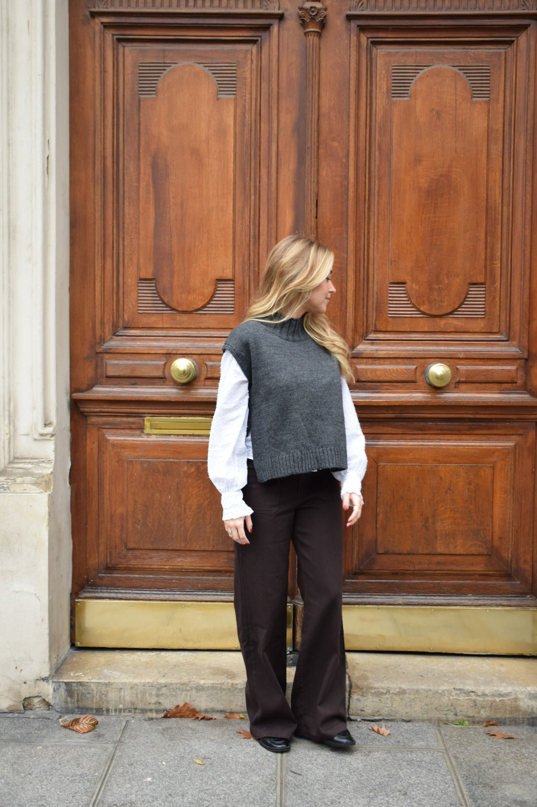 Chaleco Julieta Gris