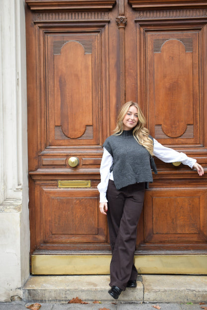 Chaleco Julieta Gris