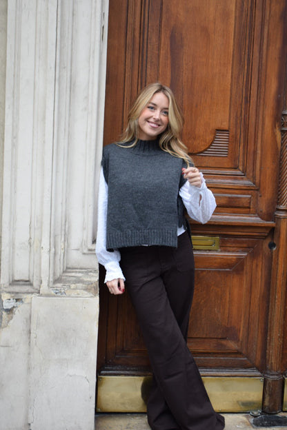 Chaleco Julieta Gris