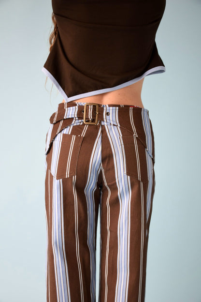 Tere Jeans Blue and Brown