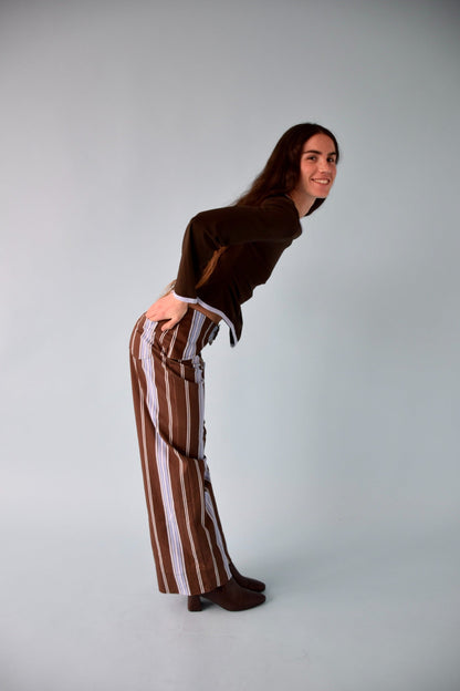 Tere Jeans Blue and Brown