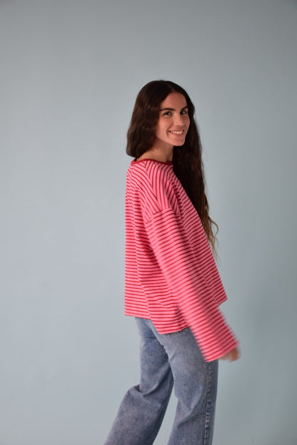 Red and Pink Sea T-shirt