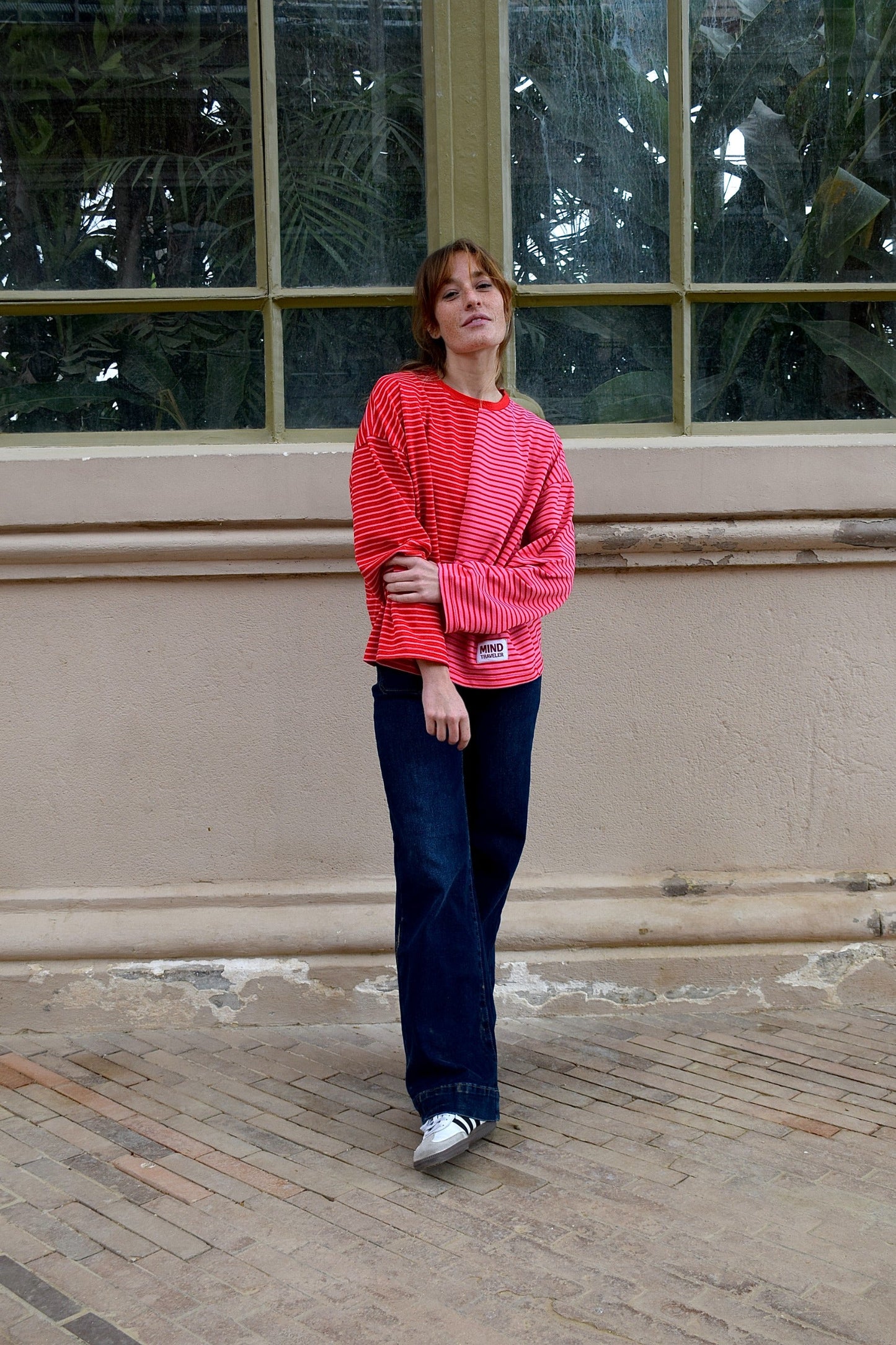 Camiseta Mariona Rojo y Rosa