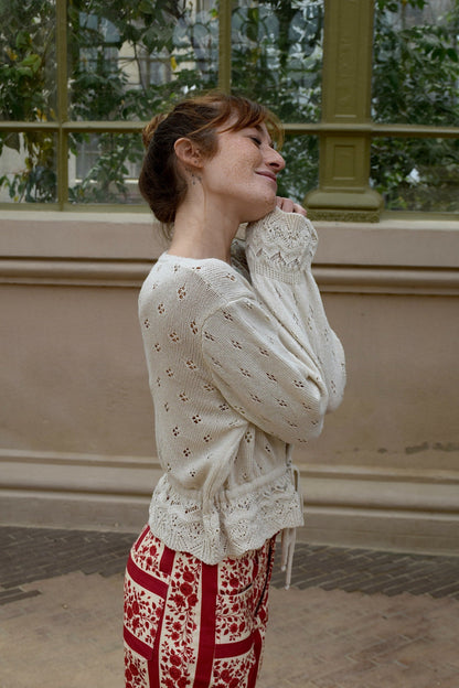 Cárdigan Josephine Beige