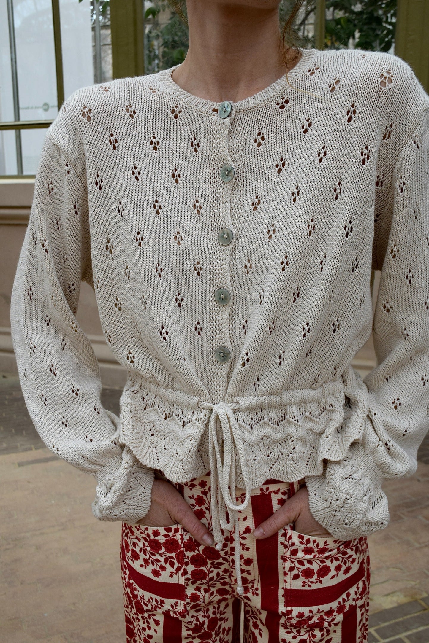 Cárdigan Josephine Beige