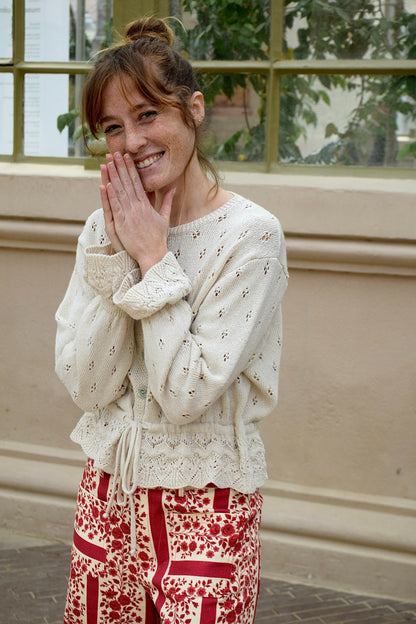 Cárdigan Josephine Beige