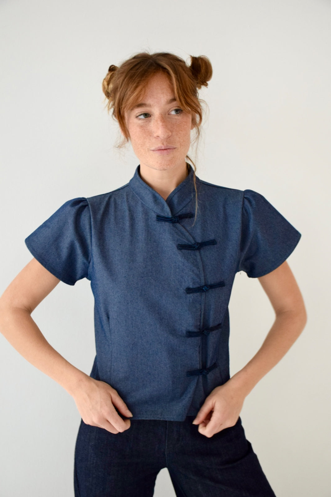 Lucy Denim Blouse