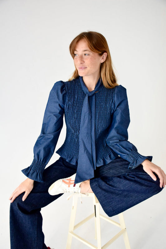 Blusa Chía Lazo Denim