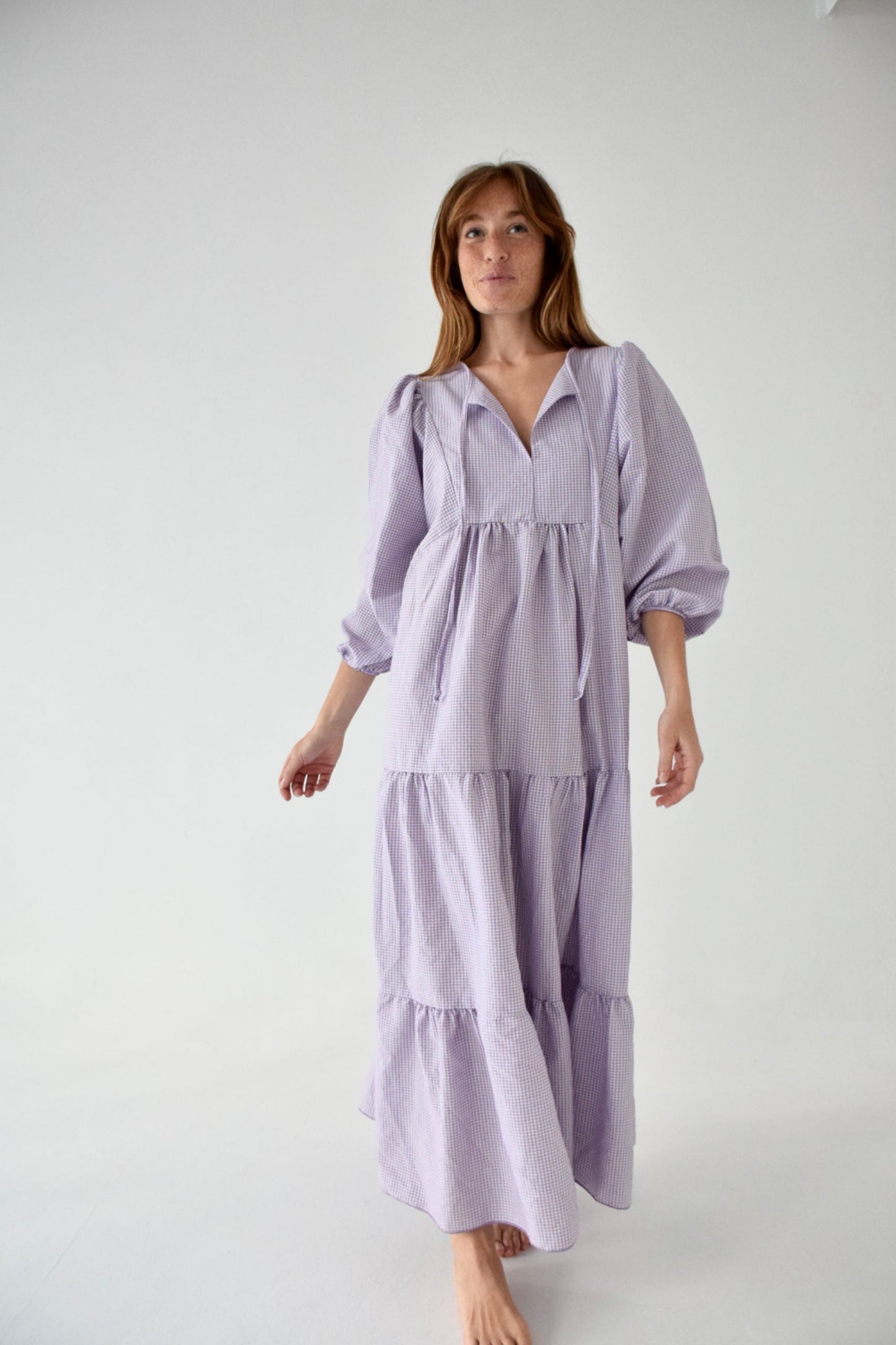 Gabriela Violet Dress