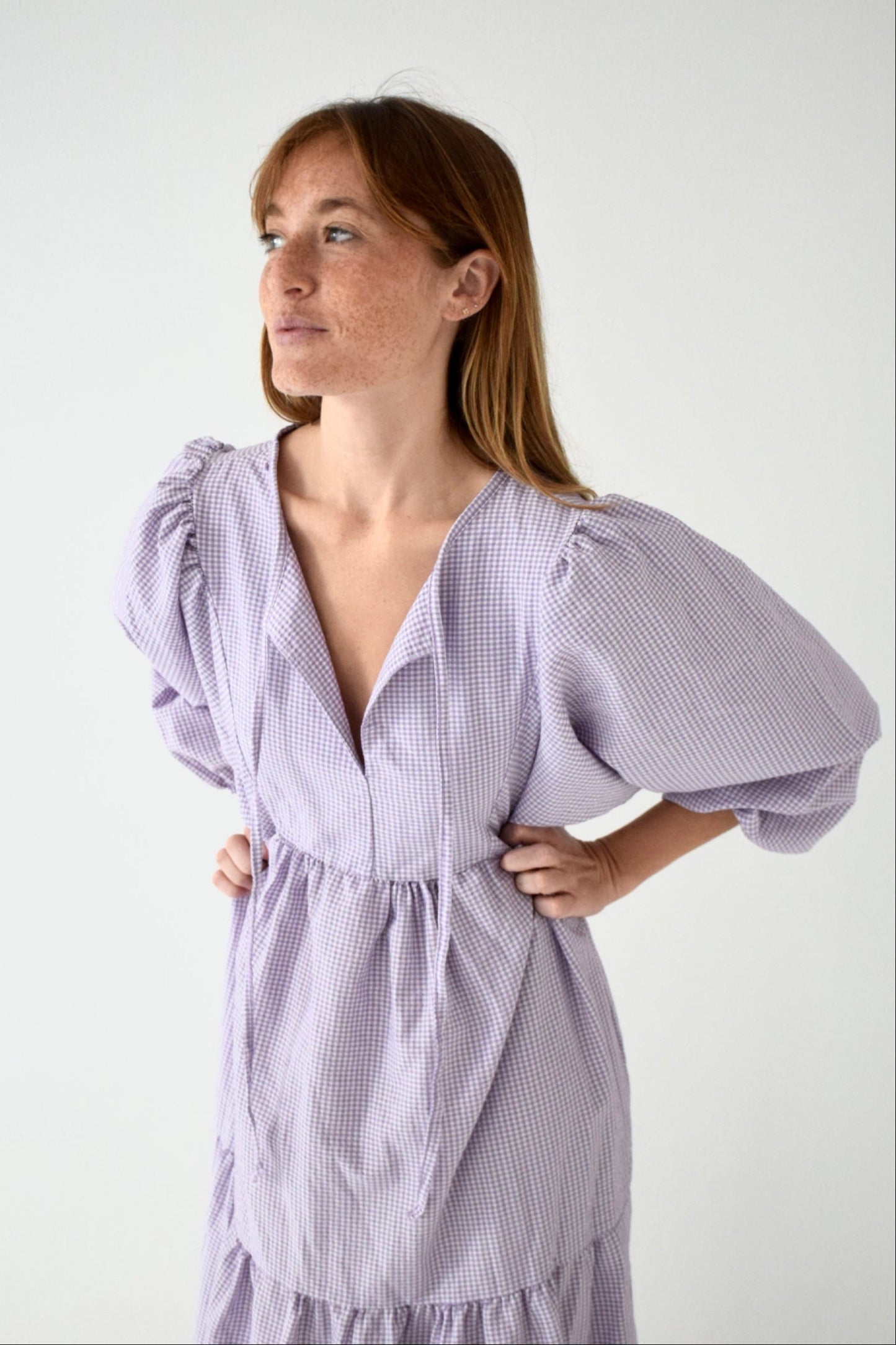 Gabriela Violet Dress