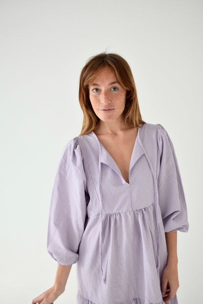 Gabriela Violet Dress