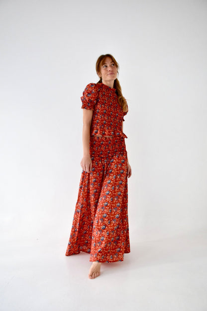 Skirt Bruna Red Lily