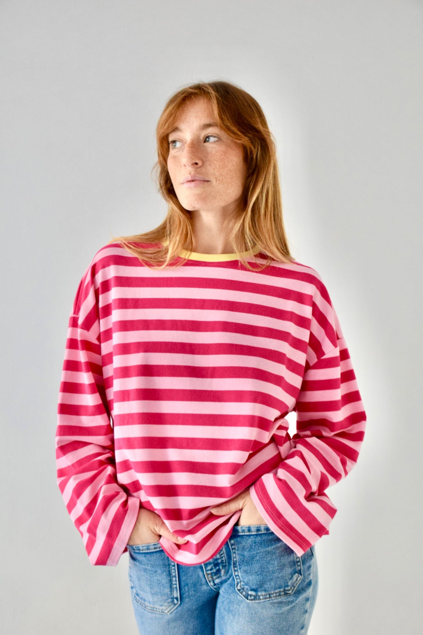 Núria Pink and Fuchsia T-shirt
