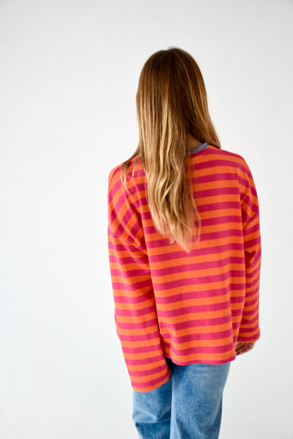 Núria Fuchsia and Orange T-Shirt