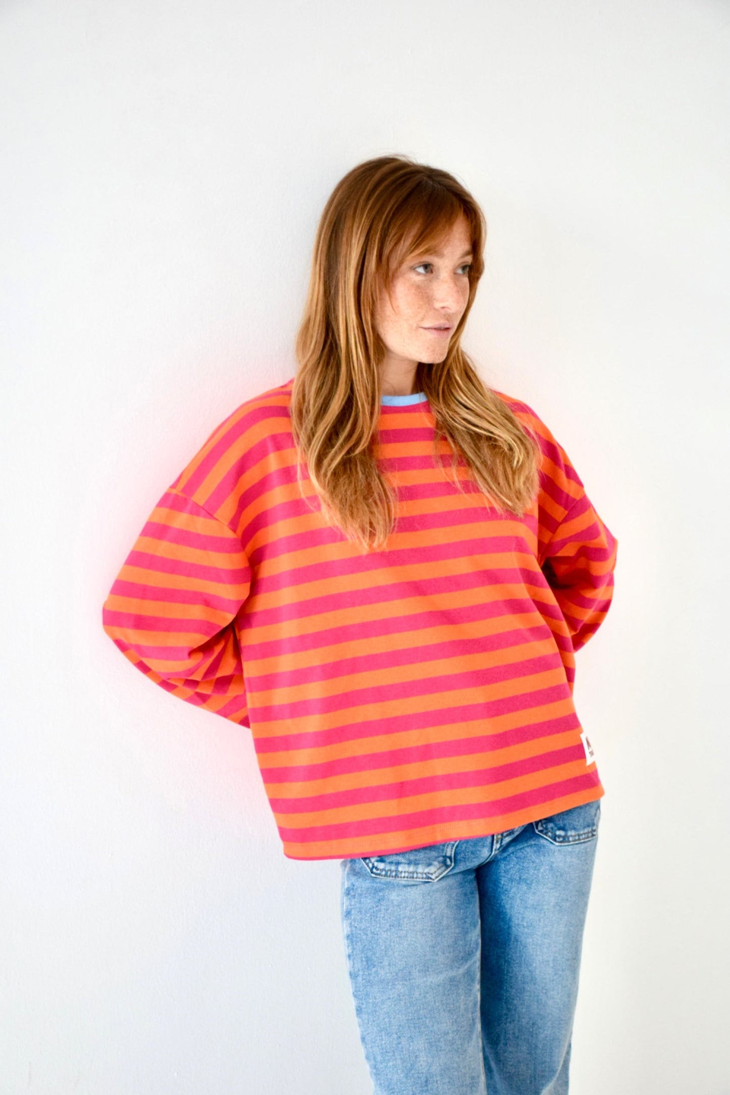 Núria Fuchsia and Orange T-Shirt
