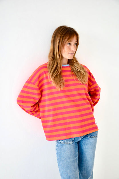 Núria Fuchsia and Orange T-Shirt