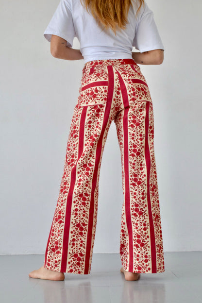Valeria Flores Red Jeans