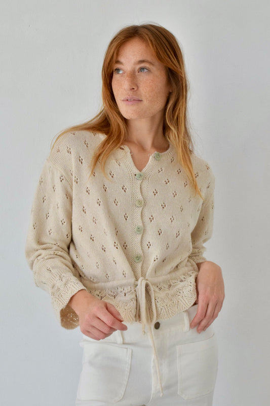 Cárdigan Josephine Beige