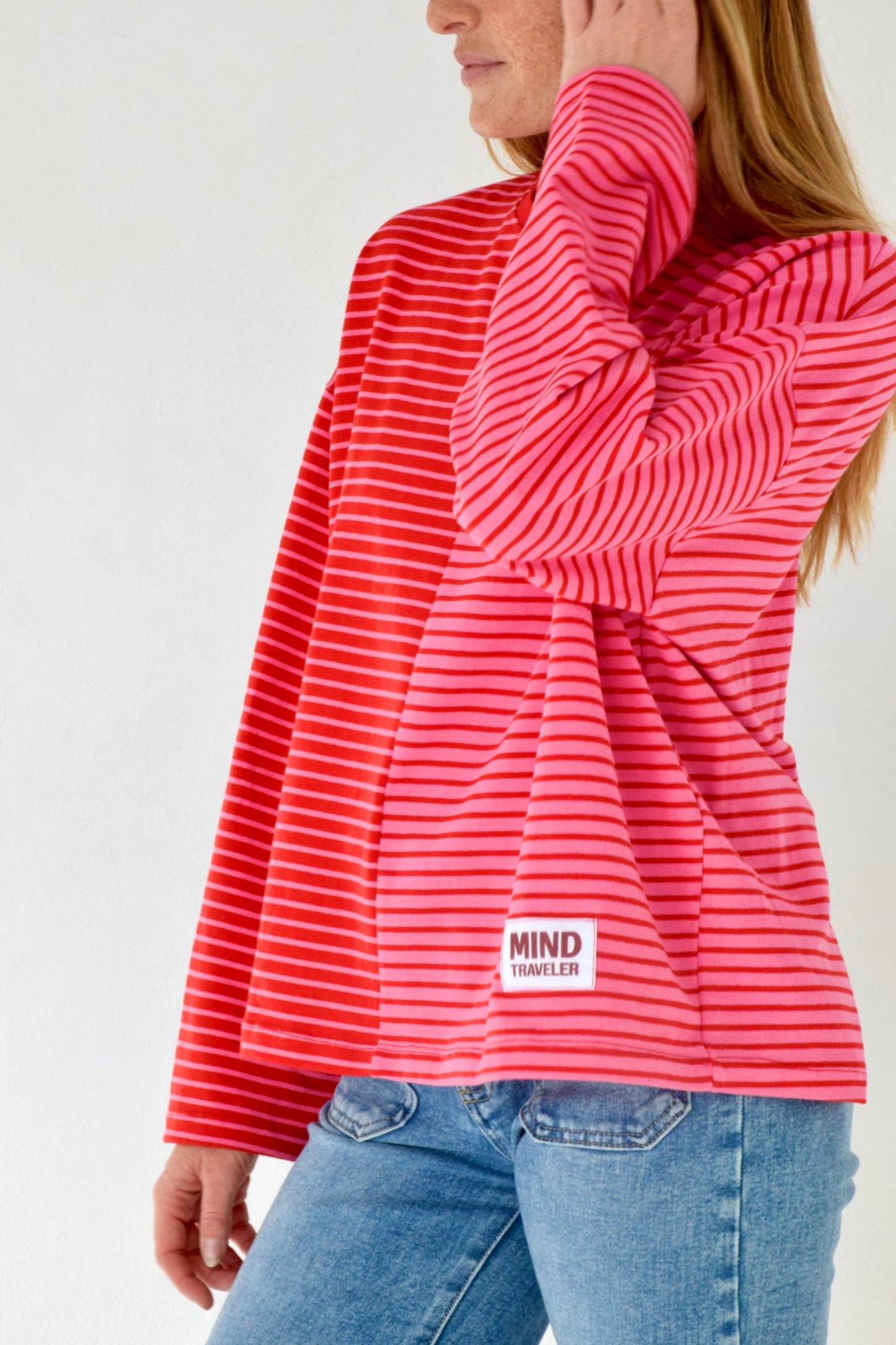 Camiseta Mariona Rojo y Rosa