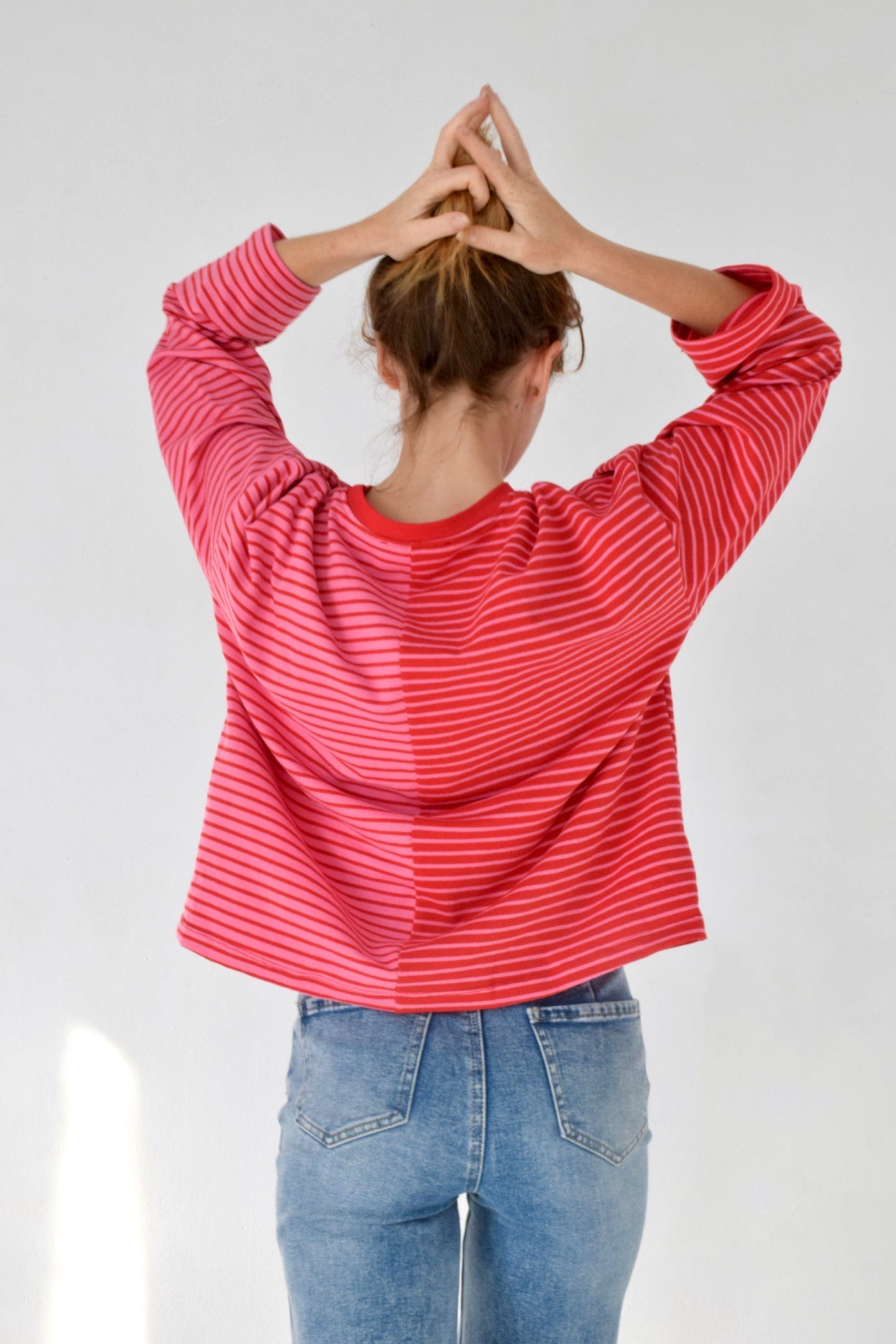 Camiseta Mariona Rojo y Rosa