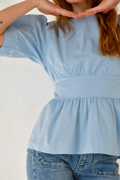 Ari Blue Blouse