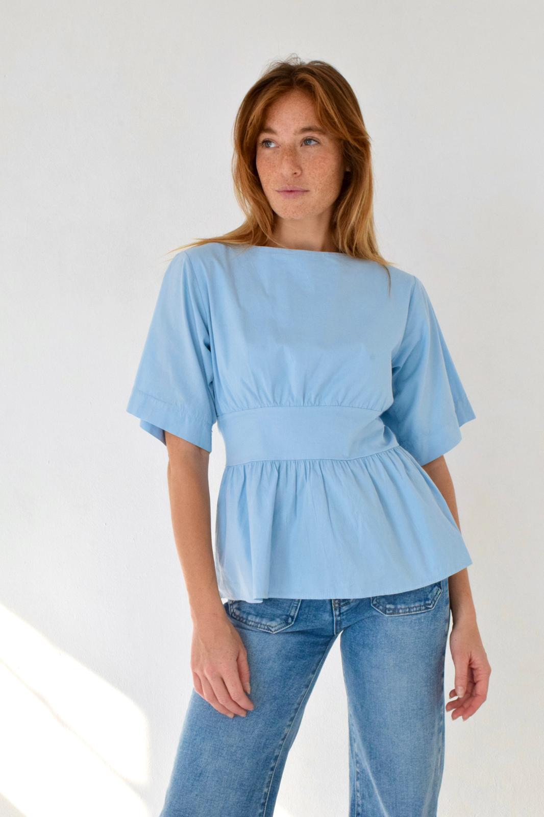 Ari Blue Blouse