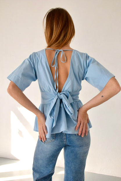 Ari Blue Blouse