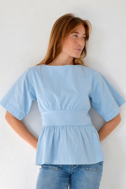 Ari Blue Blouse