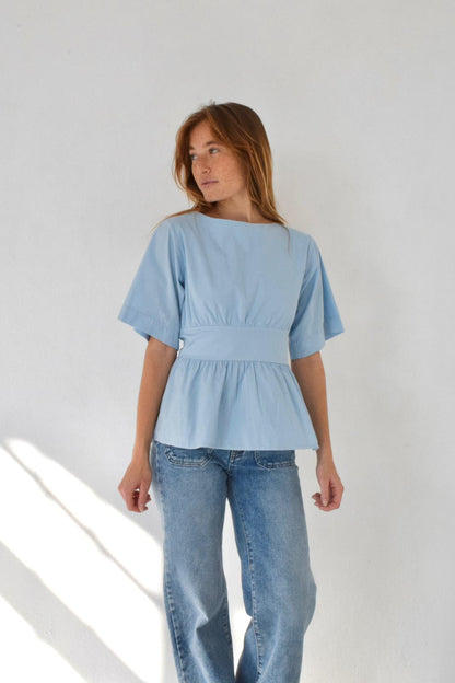 Ari Blue Blouse