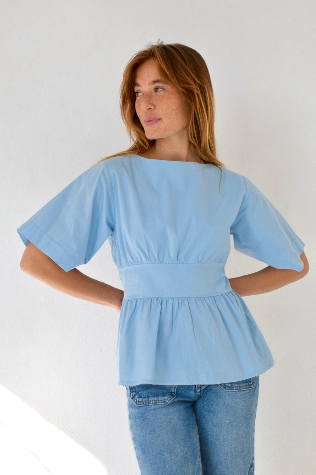 Ari Blue Blouse