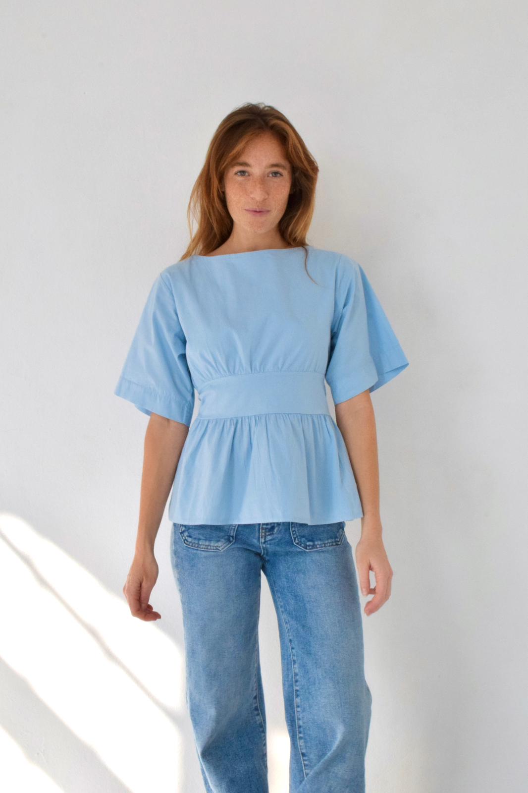 Ari Blue Blouse