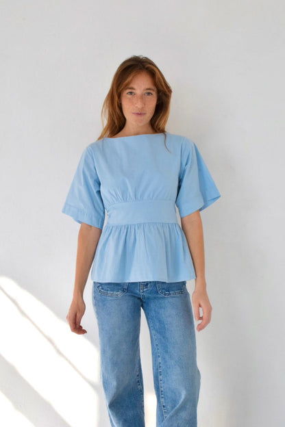 Ari Blue Blouse