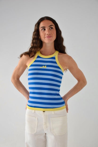 Nuri Celeste and Blue Top
