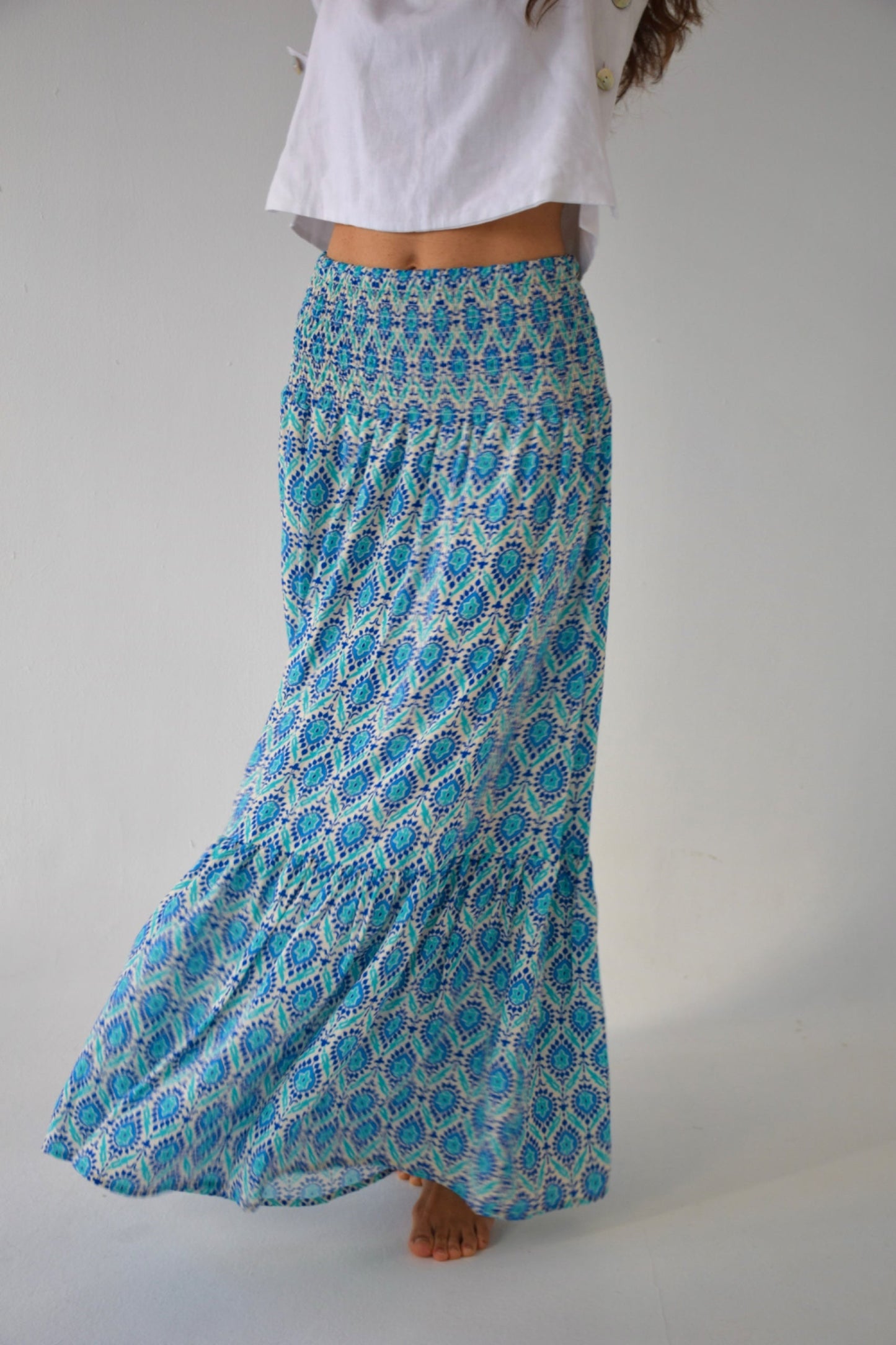 Mica Navy Skirt