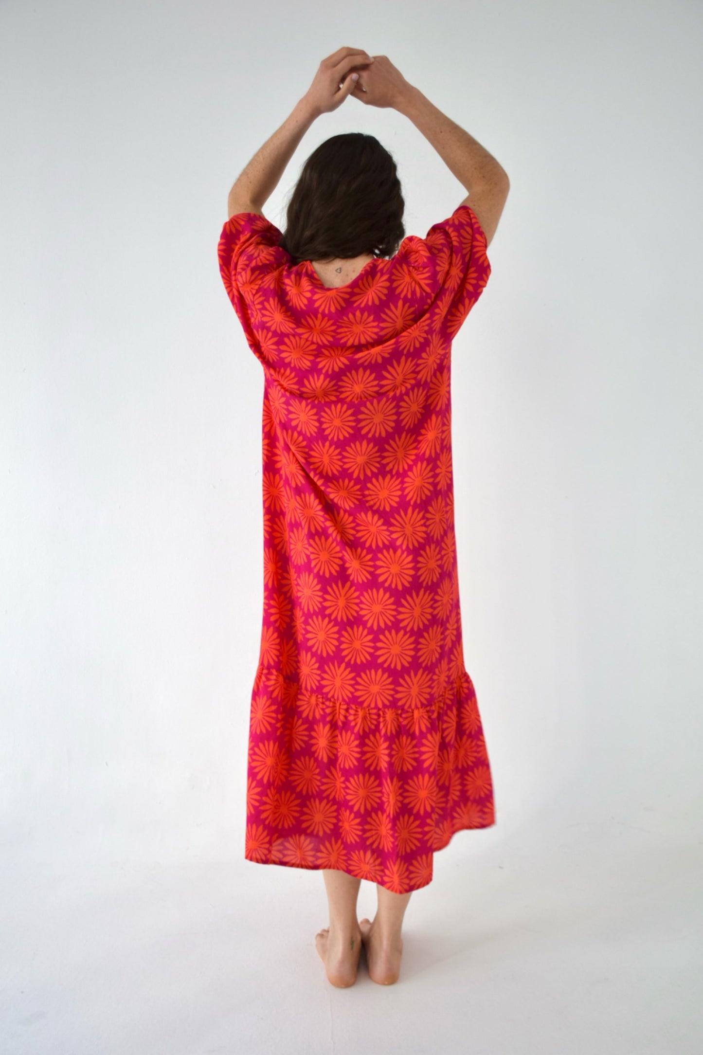 Mica Pink Floral Dress