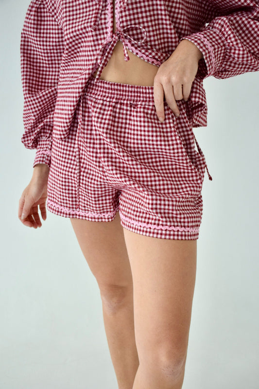 Short Marta Vichy Burgundy